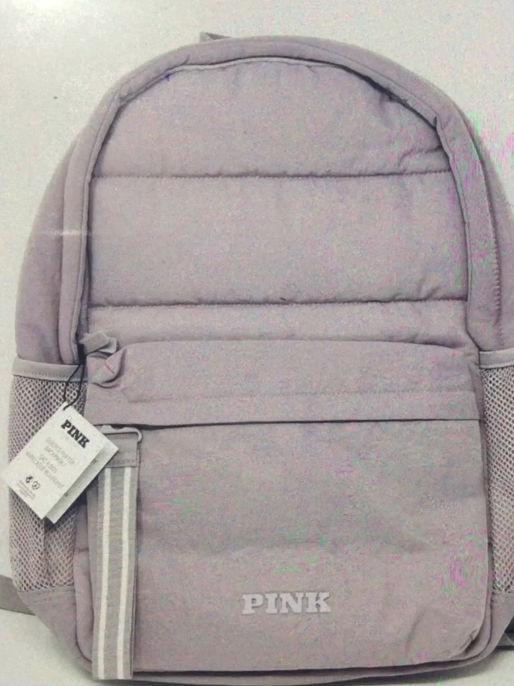 NWT Pink Victoria’s Secret Pale Lavender Everyday Backpack - Picture 2 of 13